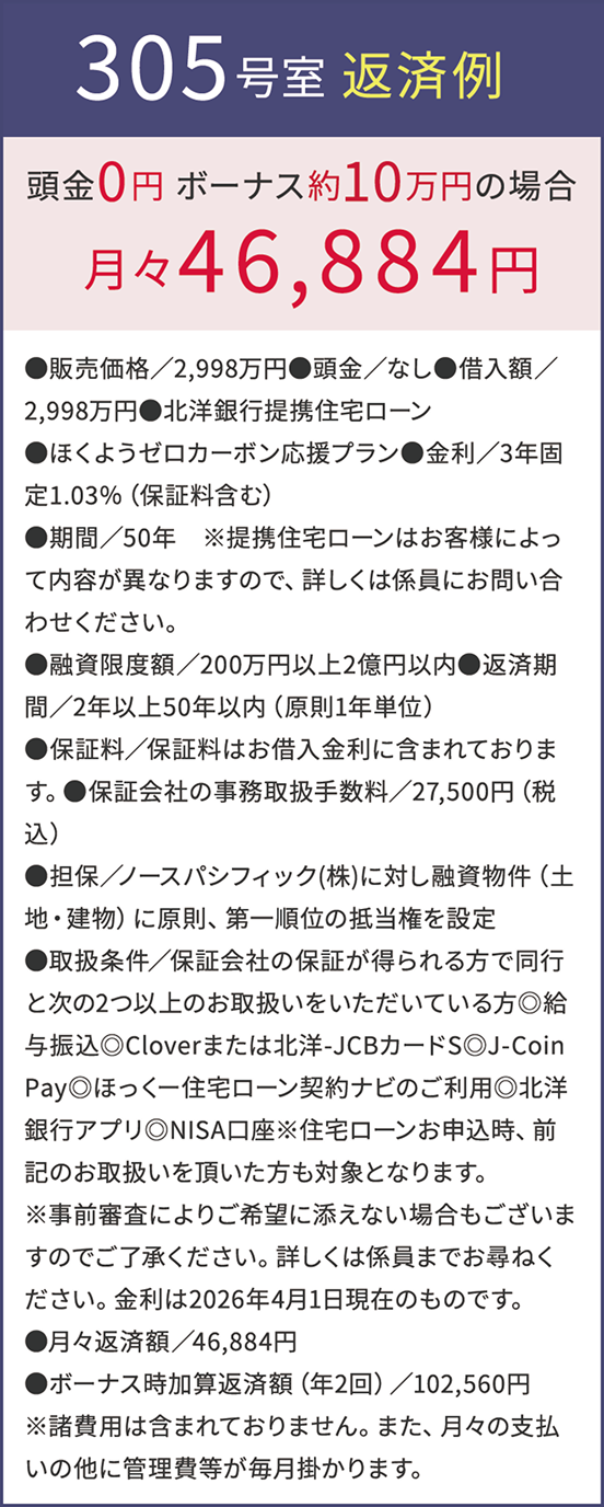 305号室返済例