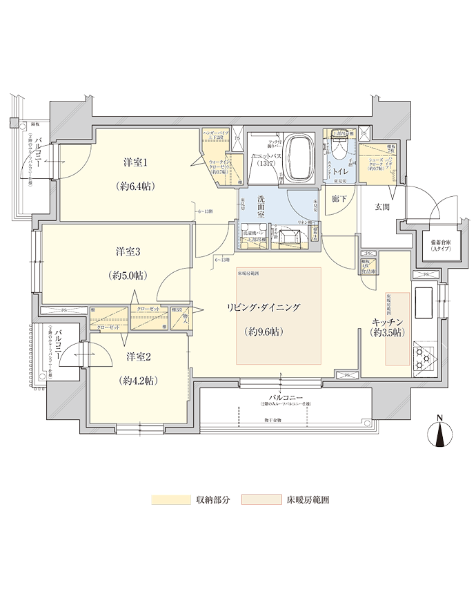 Aタイプ間取り